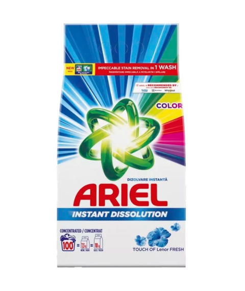 Detergent ARIEL Tol Fresh, automat, 100 spalari, 7.5kg